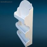 Mensola da parete in legno a 3 piani in stile provenzale
