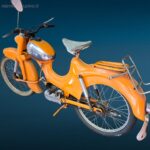 Ciclomotore d'epoca Miele 1958 modello K52 con libretto originale, da revisionare