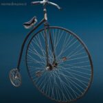 Antico biciclo americano con sella Brooks in ottime condizioni
