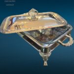 41468_2.jpg pirofila con piedini e struttura silver plated elegante con coperchio