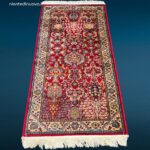 Tappeto scendiletto 71x145 in lana belga in ottime condizioni, lavato e sterilizzato