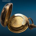 vecchio portamonete in ottone con molla e patina d’epoca