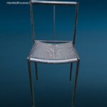 41485_4.jpg sedia Peregalli Zeus Millepunte in metallo nero design anni '90