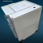 carrello Boby Joe Colombo bianco originale su ruote