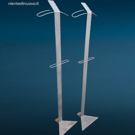 manichino Peregalli Zeus in acciaio verniciato con segni del tempo