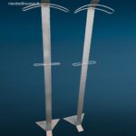 manichino Peregalli Zeus in acciaio verniciato con segni del tempo