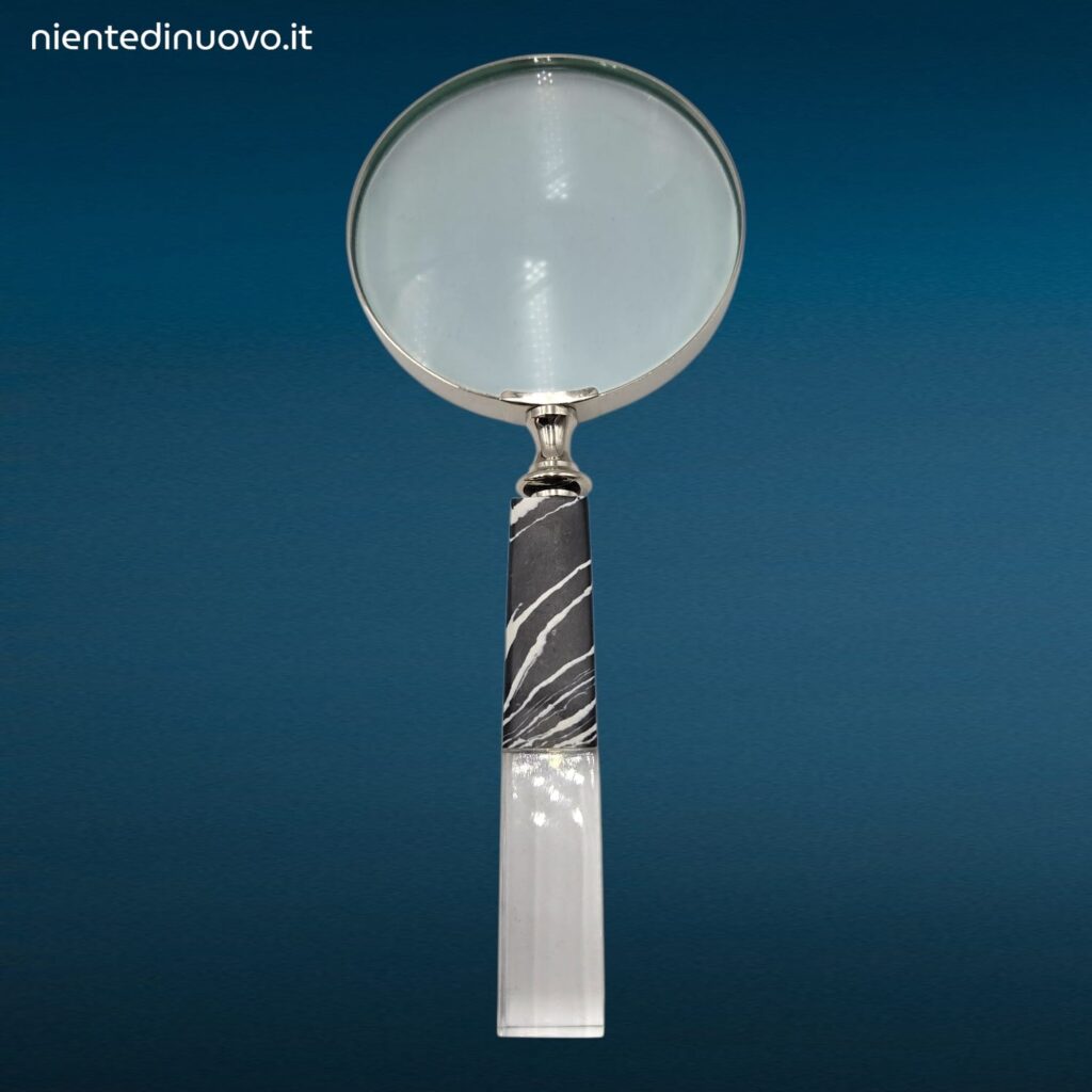 Lente ingrandimento diametro 10cm con manico decorato assortito