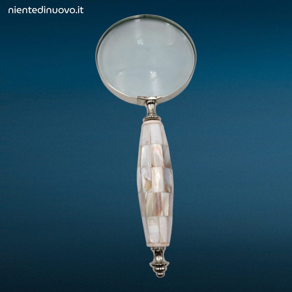 Lente di ingrandimento grande diametro 10 cm decorativa