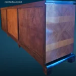 41505_1 credenza sideboard Mario Labò anni 30 in radica di noce e acero chiaro