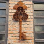 04537_4.jpg Chiave decorativa in ferro arrugginito da esterno stile vintage