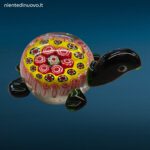 04329.jpg Tartaruga marina in vetro soffiato colorato con murrine decorative