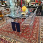 Sedia trasparente italiana in stile Belle Époque, realizzata in policarbonato monoscocca