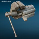 41552_2.jpg Vecchia morsa in ferro da banco di medie dimensioni in buono stato