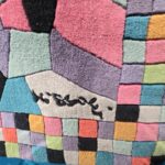 Tappeto Missoni Festival multicolore 170x240 in lana con lavorazione scolpita a formelle