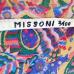 Tappeto Missoni Art Limited Edition 1993 multicolor numerato 2 su 100 in pura lana vergine.Missoni Limited Edition Rug 1993 40th Anniversary 2/100 – Tappeto Vintage Originale