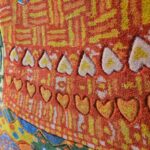 Tappeto Missoni Art Limited Edition 1993 multicolor numerato 2 su 100 in pura lana vergine.Missoni Limited Edition Rug 1993 40th Anniversary 2/100 – Tappeto Vintage Originale