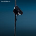 Lampada da terra Artemide Aton nera design moderno
