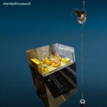 04726_4.jpg Lampada Parentesi Flos design anni 70 con struttura a cavo e luce regolabile