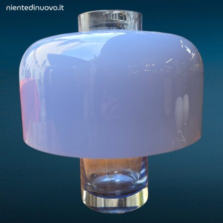 Lampada da tavolo vintage Mazzega LT226 in vetro di Murano disegnata da Carlo Nason