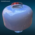 Lampada da tavolo vintage Mazzega LT226 in vetro di Murano disegnata da Carlo Nason