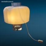 Lampada da tavolo vintage Mazzega LT226 in vetro di Murano disegnata da Carlo Nason