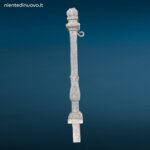 Paletti dissuasori in ghisa d’epoca completi con ganci portacatena