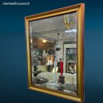 Specchio rettangolare incorniciato con lavorazione a bisello dimensioni 55x70