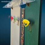 41577_3.jpg Appendiabiti da parete anni 60 con appendini colorati e cappelliera in vetro