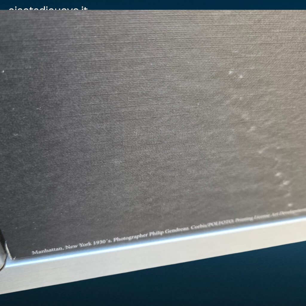 Stampa fotografica incorniciata di Manhattan vista dall’alto anni 30 attribuita a Philip Gendreau