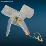 Lampada da tavolo anni 60 in vetro di Murano opalescente attribuita a Carlo Nason