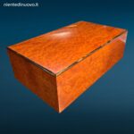 Scatola musicale Reuge anni 70 in radica con carillon 72 note