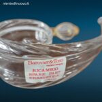 Lampada da parete Rabat 4513/02 Barovier e Toso in cristallo con decoro oro