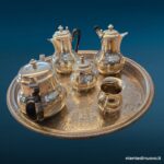 41601_2.jpg Servizio da tè e caffè argentato Christofle Gallia su vassoio WM Rogers, cinque pezzi
