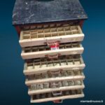 Cassettiera DA TIPOGRAFO 12 CASSETTI