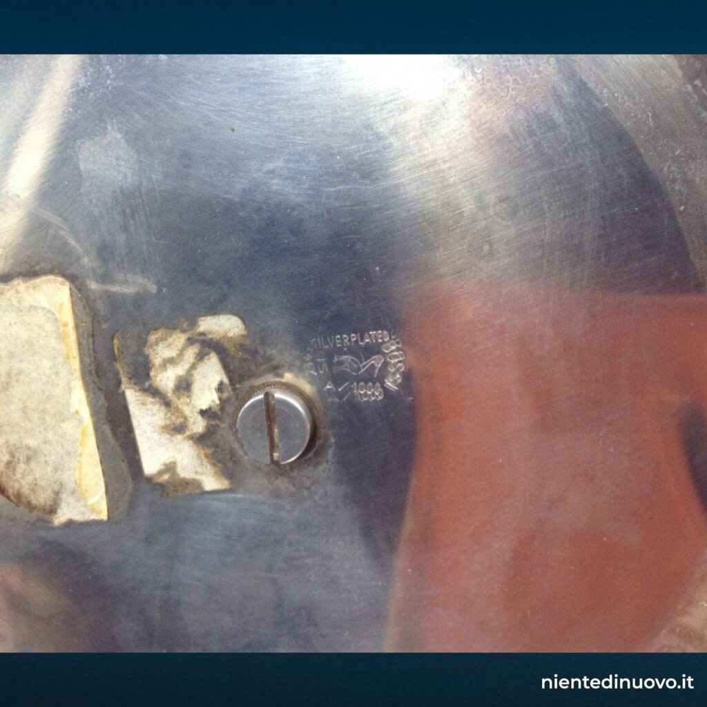Candelabro a 3 fiamme argentato 1000 - Bossi, Italia