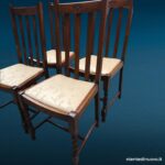 39677_2.jpg Set di 4 sedie inglesi in rovere massello fine Ottocento, ritappezzate