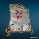 41571_7.jpg Consolle anni 50 con specchiera dorata e piano in marmo - immagine aggiuntiva 8
