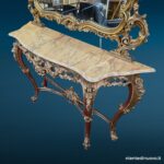41571_9.jpg Consolle anni 50 con specchiera dorata e piano in marmo - immagine aggiuntiva 10