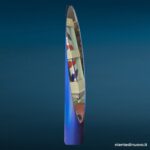 41605_1.jpg Specchio ad unghia blu scuro usato con piccoli graffi - immagine aggiuntiva 2