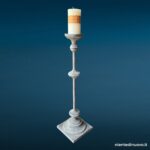 41606_2.jpg Candelabro in ferro con candela cilindrica 80 cm - immagine aggiuntiva 3