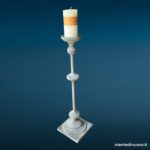 41606_3.jpg Candelabro in ferro con candela cilindrica 80 cm - immagine aggiuntiva 4