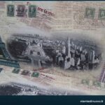 9002409_1.jpg Divano a forma di libro con soggetto New York e Parigi