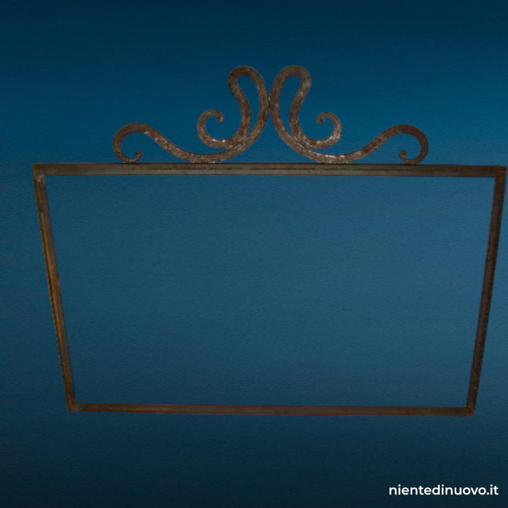 Cornice in ferro battuto artigianale