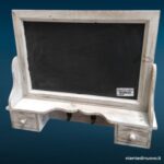 9003378.jpg Lavagna da parete con cassettini e ganci 55x11x44
