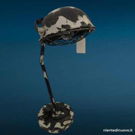 Lampada da studio in ferro h 60 - stile industriale