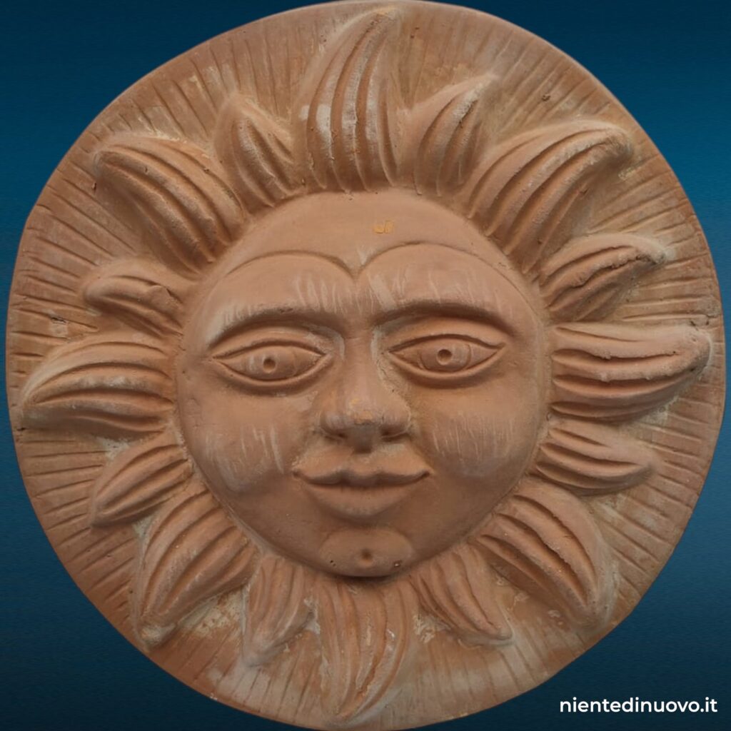 Sole da parete in terracotta toscana