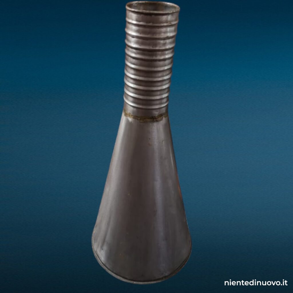 Vaso tubolare in metallo