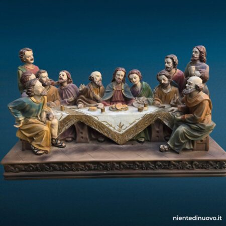 Diorama Ultima Cena in resina policroma firmato Paben - immagine aggiuntiva 8