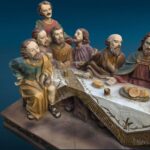 Diorama Ultima Cena in resina policroma firmato Paben - immagine aggiuntiva 3