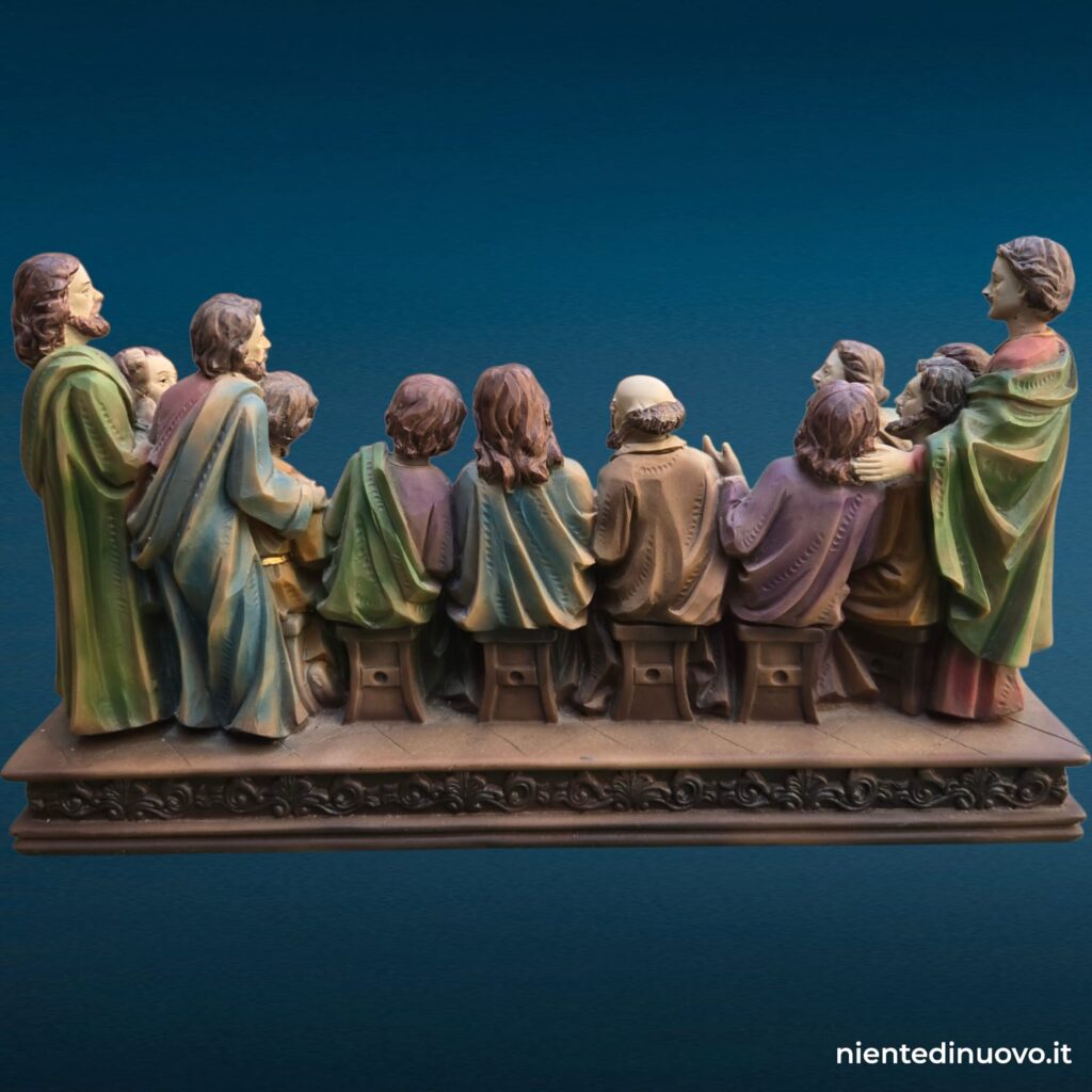 Diorama Ultima Cena in resina policroma firmato Paben - immagine aggiuntiva 7